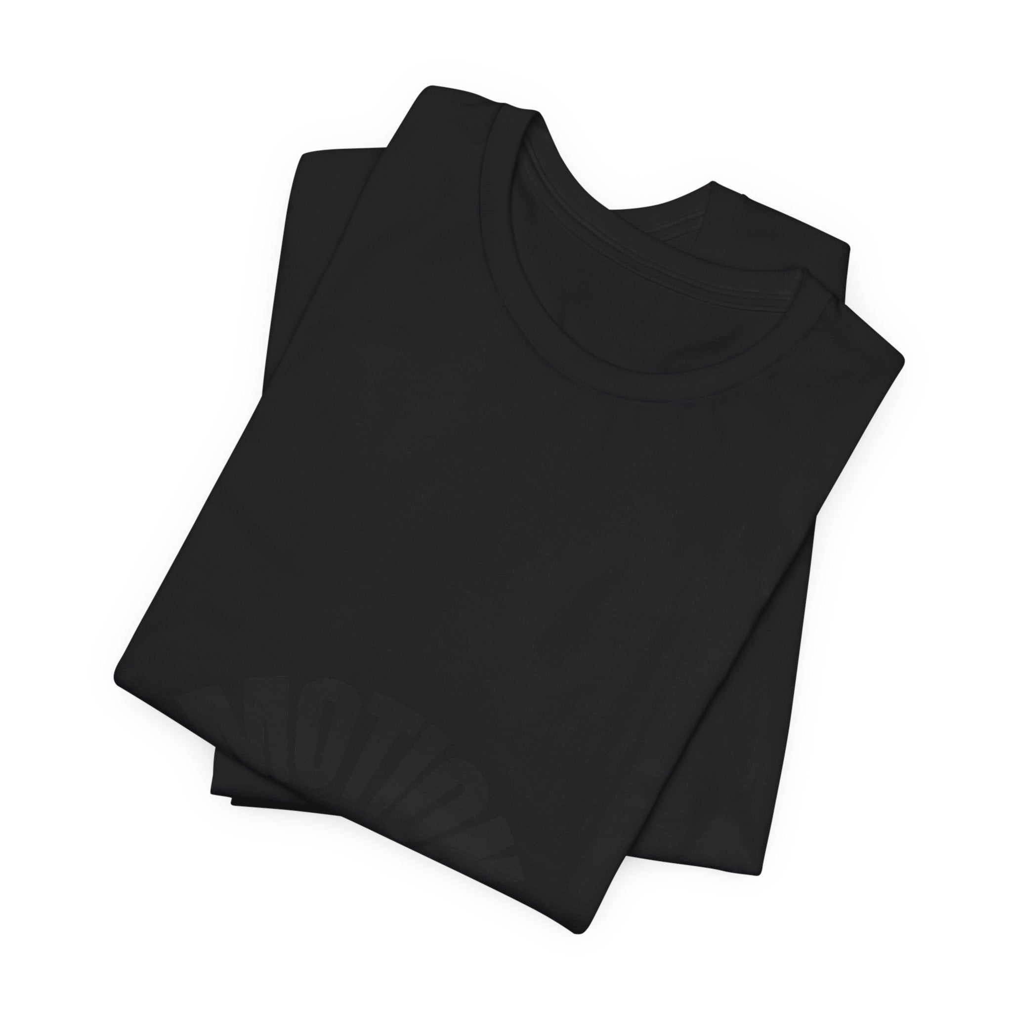 Motion Graphic Tee — Minimalist 'MOTION' Text T-Shirt